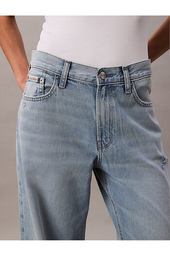 Calvin Klein Women's Low Rise Baggy Jean Pants