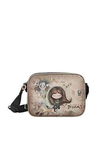 Anekke Casual purse, women, 41703-188, gray, -leather
