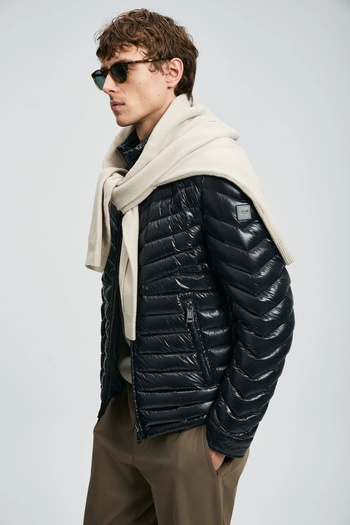 Lufian Luc Goose Feather Men's Coat Black