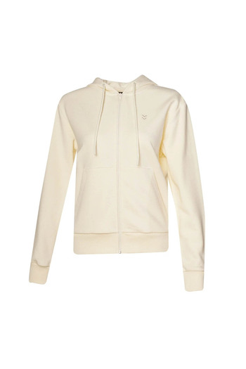 hummel Pulse Zippered Ecru Women's Sweatshirt 922422-9157