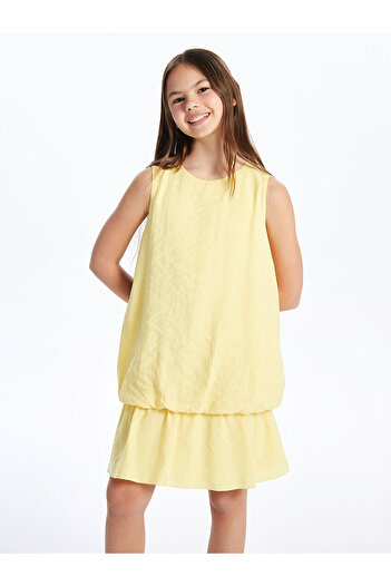 LC Waikiki Crew Neck Girl's Dress