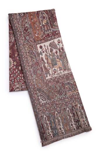 Avant-Garde Paris Kashmiri Jamawar Scarf