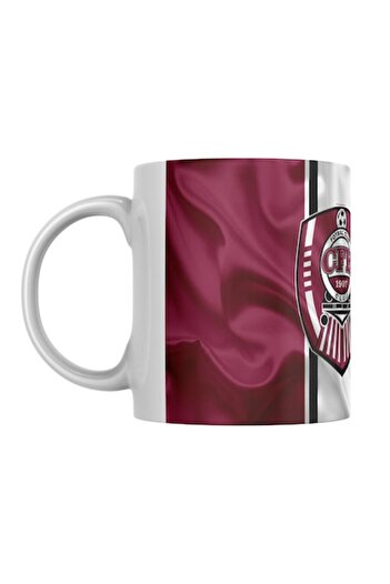 T&M Personalizare Personalized Mug 'CFR Cluj' v7, Football Club CFR Cluj, White, 330ml