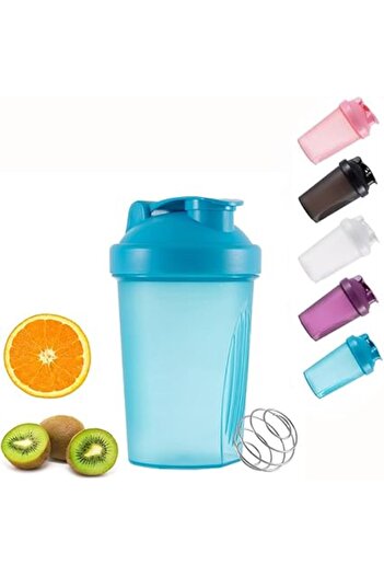 Generic Protein Shaker Bottle with Stainless Steel Mixing Ball, 400ml BPA-Free, Leakproof Shaker Cup for Fit