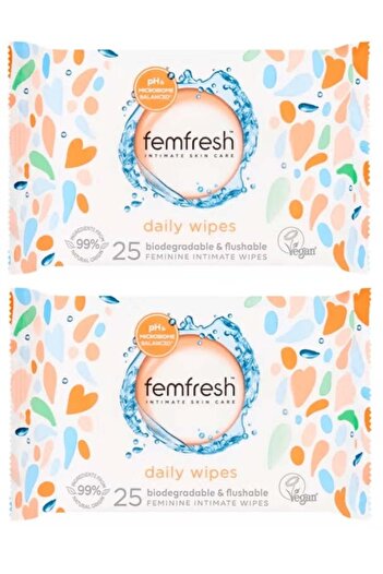 Femfresh A Set of Two Pieces Intimate Skin Care Refreshing And Soothing Wipes 50 Wipes