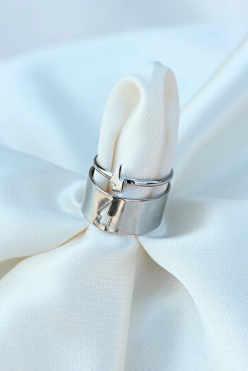 shopwave Adjustable Lightning Model Couple Ring