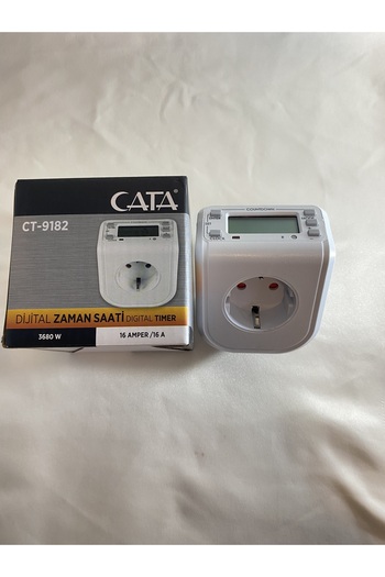 Cata Time Adjusted Digital Clock Socket Ct-9182