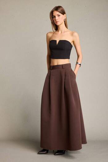 DeFacto Pleated Maxi Skirt G4718Ax25Wn