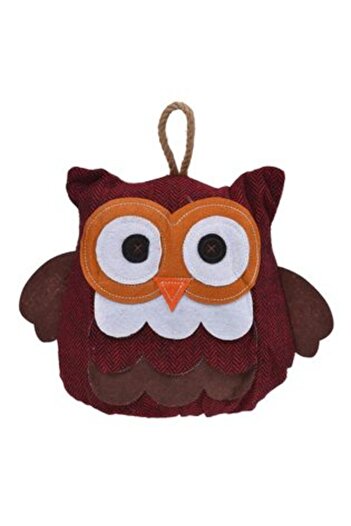 Jumbo Door Stop Owl Bordeaux 19 x 22 cm