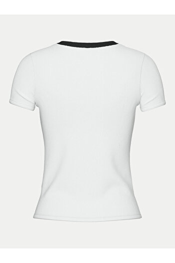PIECES Γυναικείο T-Shirt 17154483 Λευκό