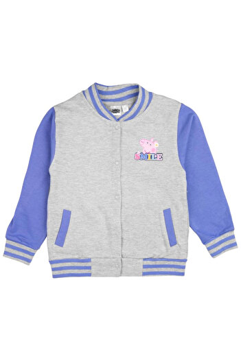 Peppa Pig Girls' college jacket, multicolor, 100% cotton, Smile,