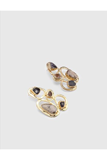 İLVİ Niki Anthracite Women's Earrings