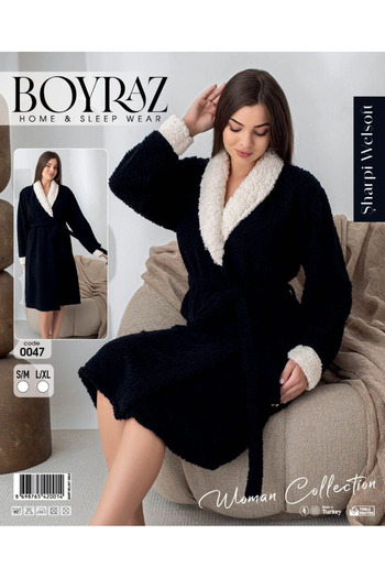 KARAKAŞ Boyraz 0047 women's sharpi welsolf dressing gown