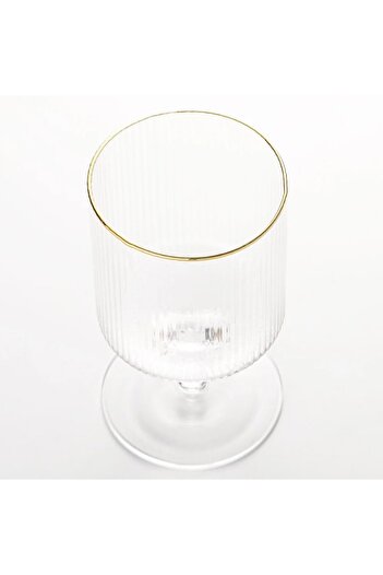 LUXXO Set 6 Glass Wine Glasses, Dune, 330ml