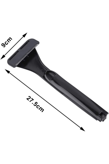 Faletony body shaver, plastic/metal, black, 27.5 x 9 cm