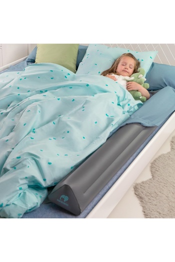 Banbalu Bedside Protector, Memory Foam/TPU, Gray, 130 x 15.7 x 13.9 cm