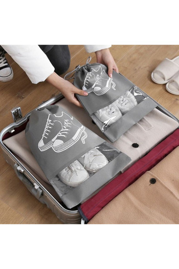 OEM Set of 2 Cotton Travel Shoe Bags - Premium Protection and Storage