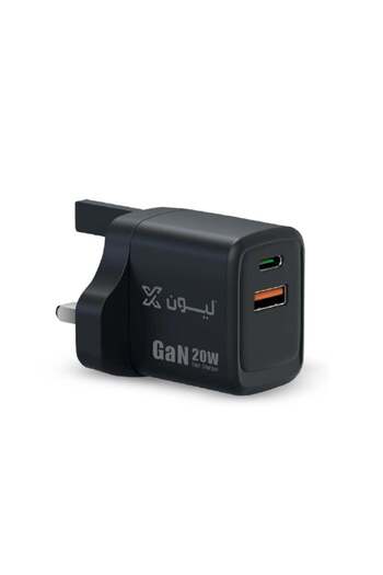 LionX Lion X 20W Fast USB C Square Charger from Lion X, Made in Saudi Arabia