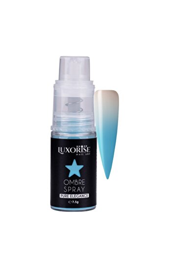 LUXORISE Ombre Spray Nail Art Pure Elegance - Light Blue