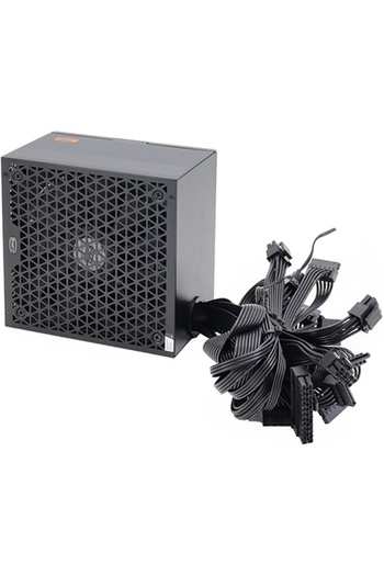 PCCOOLER YK550 power supply, 550W, 80 Plus Bronze certification, active PFC, 135mm fan, black