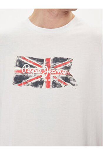 Pepe Jeans Ανδρικό T-Shirt PM509384 Λευκό
