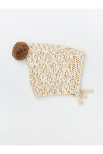 LC Waikiki Create Your Style from Uzg Store |   Baby Boy Beanie with Pompom Detail