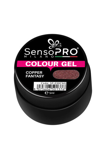 SensoPRO Milano Colored UV Gel Copper Fantasy 5ml,