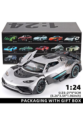 Choice Silver with box 1:24 Scale Mercedes-Benz ONE Alloy Model Car - Stunning Replica for Car Lovers - Det