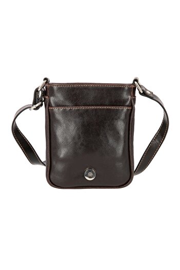 Magazinul de genti Men's wallet made of soft natural leather, model 044, Matte brown