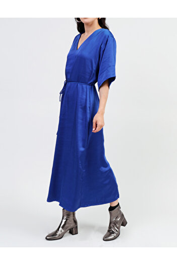 Vero Moda rochie midi, albastră