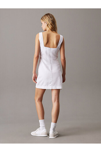 Calvin Klein Women's Soft Linen A-Line Dress