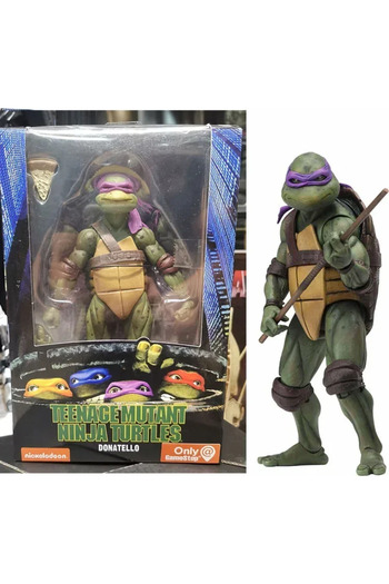 BANDAI B Ninja Turtle Anime Figure Neca 1990 Film Version Limited Edition Action Figurine Model Pvc Statue.