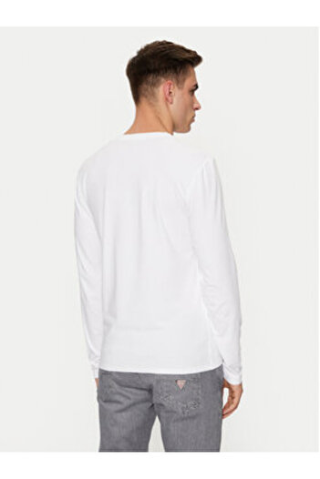 Guess Men's Longsleeve White M2YI08J1314