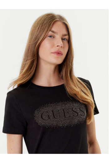 Guess Women's T-Shirt Black V5YI08J1314