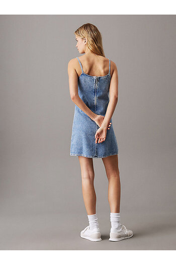 Calvin Klein Women's Iconic Denim Mini Dress