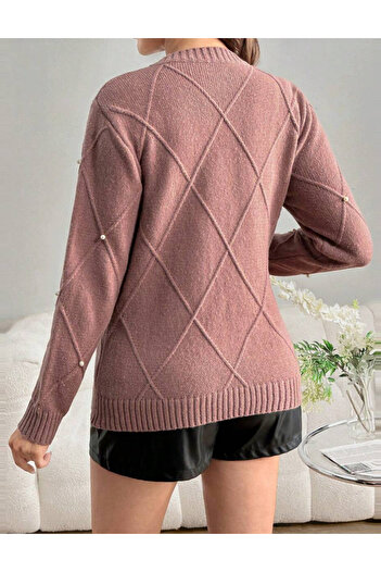 SHEIN sweater, dusty pink