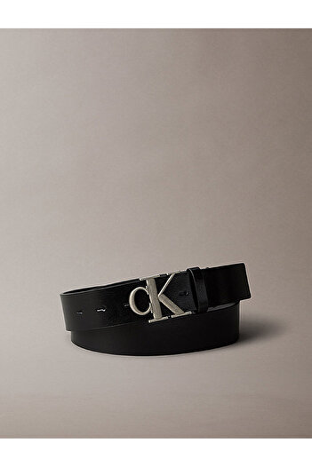 Calvin Klein Men's Ck Buckle Tumbled Belt