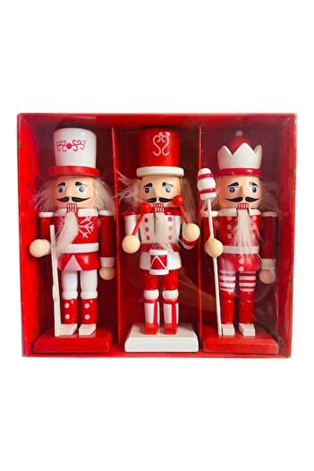 OEM Nutcracker Christmas Decoration Set of 3 Pieces