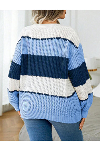 SHEIN Curve+ sweater, mix colors