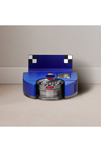 DYSON Aspirator robot 360, 65 AW, 22000 Pa, 110000 rpm, navigație vizuală 360°, hiperdymium, albastru/nichel