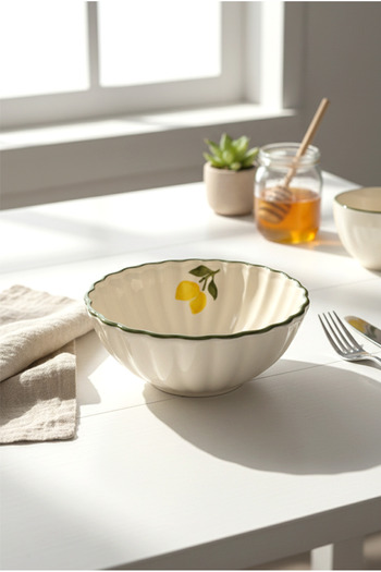 FH finehome Lemon Garden Soup Bowl 15 cm