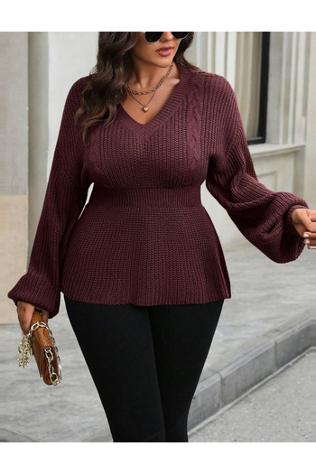 SHEIN Curve+ sweater, purple