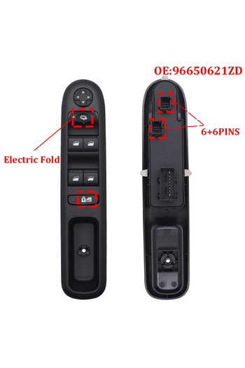 Choice Electric Fold 96650620ZD Front Left Auto Car Master Power Window Switch For Peugeot 3008 5008 Wagon