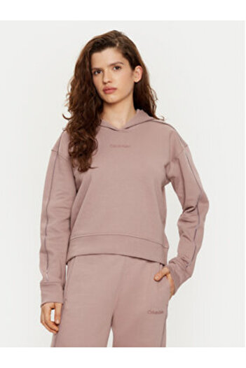 Calvin Klein Women's Sweatshirt 000QS7261E Beige