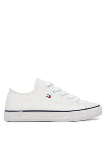 Tommy Hilfiger Unisex Child Sneakers T3X9-33846-0890100 White