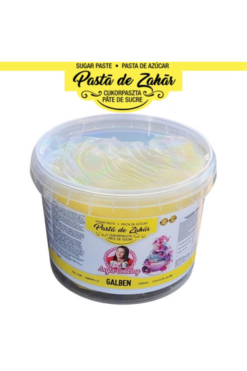 Anyta Cooking Sugar Paste - PREMIUM - YELLOW - 1 kg -