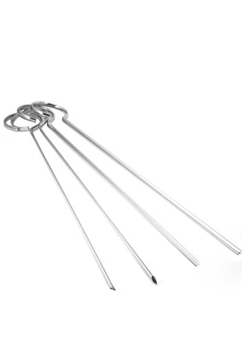 COGHLANS 4 pieces of 12-inch chrome skewers