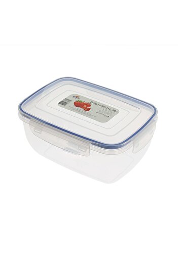 SHOPIENS Caserola alimente, Frigo Fresh, plastic, dreptunghiulara, transparent, 2.3 L