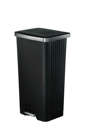 EKO HANA PLASTIC PEDAL BIN 90L BLACK