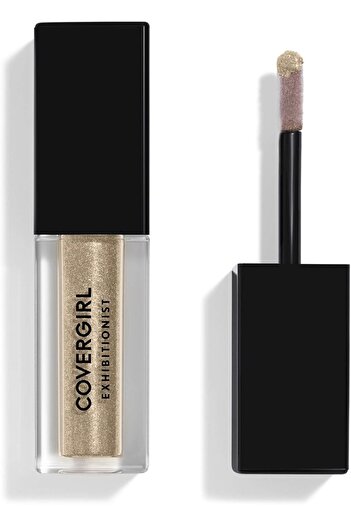 covergirl Exhibitionist Liquid Glitter Eyeshadow, Flashing Lights, 0.13 Fl Oz – Shimmer, Quick-Dry Makeup